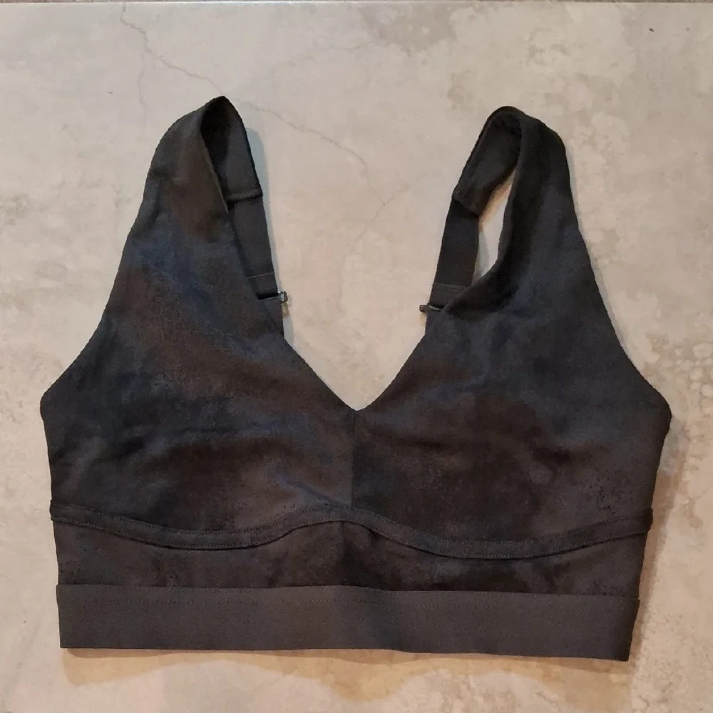 Fabletics Charcoal Sports Bra